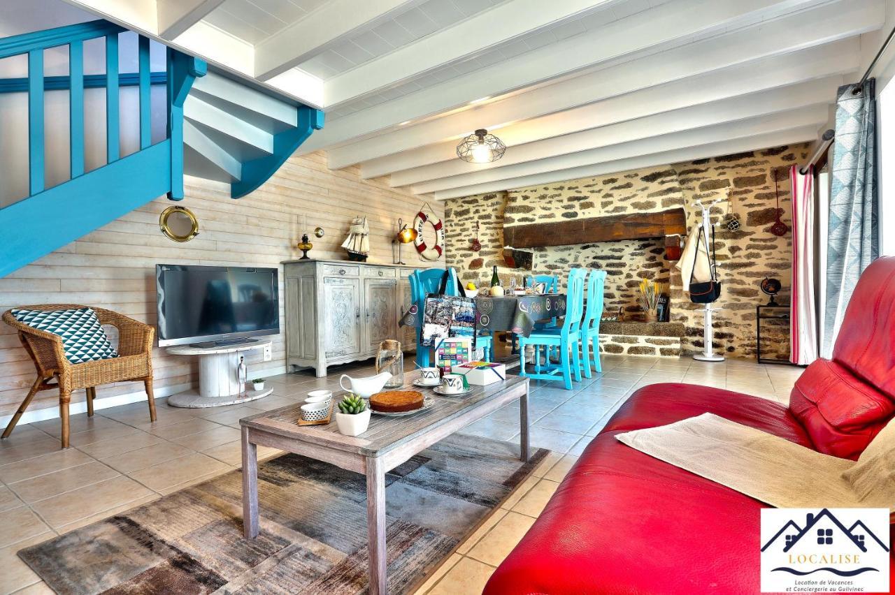LocaLise - La Maison du pêcheur au Guilvinec - Chambres vue mer - A 20m de la mer située à la pointe de Men Meur - Tout à pied, plage, port, centre, commerces, marché - Wifi inclus - Linge de lit inclus - Jardin clos - En option , ménage et serviette Exterior foto