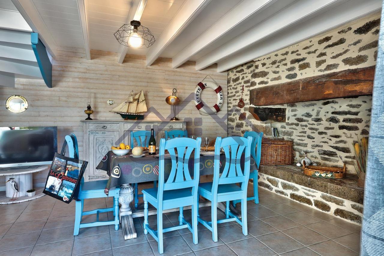 LocaLise - La Maison du pêcheur au Guilvinec - Chambres vue mer - A 20m de la mer située à la pointe de Men Meur - Tout à pied, plage, port, centre, commerces, marché - Wifi inclus - Linge de lit inclus - Jardin clos - En option , ménage et serviette Exterior foto